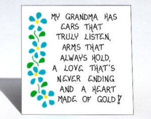 Grandma Magnet - Grandmother quote, Nana, Grammy, Oma, Bubbe,Granny ...