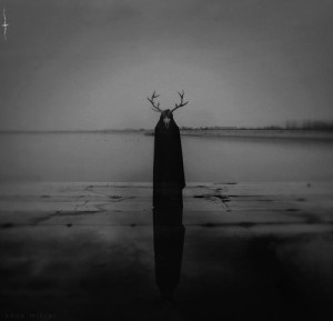 Black and White dark skull Witch horns ritual bleak sorcerer black ...