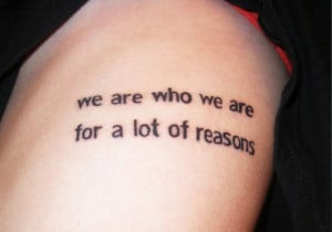 Wise Quote Tattoo