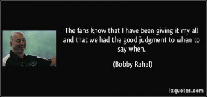 More Bobby Rahal Quotes