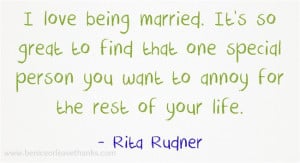 marriage quote by rita rudner celebrating 20 years of marriage