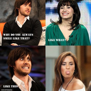 30stm, clarabcr, demi lovato, funny, jared leto
