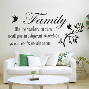 Details about Garden Family Inspirational Wall Art Wall Quote Sticker ...