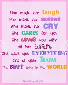 Cute Happy Mothers Day Quotes From Daughter (9)