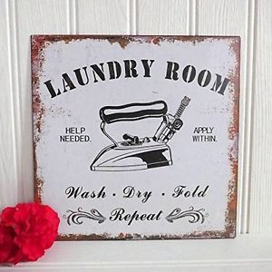 ... Wall-Plaque-Retro-Shabby-Chic-LAUNDRY-WASHING-ROOM-SELF-SERVICE-Signs