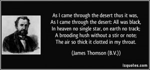 More James Thomson (B.V.) Quotes