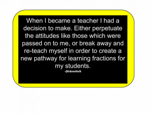 Learning Fractions for the 2nd Time