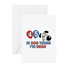 Funny 45 year old gift ideas Greeting Card for