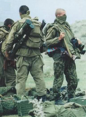 Spetsnaz troops in Dagestan, 1999