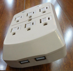 outlet wall usb outlet with surge protector