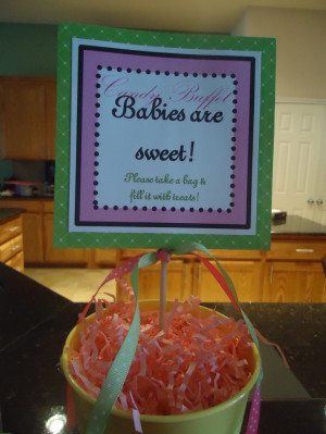 candy buffet sayings for baby shower | Candy Buffet Signs For Baby ...