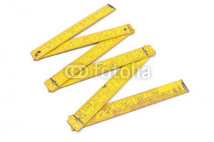 Old Carpentry Ruler Wall Sticker