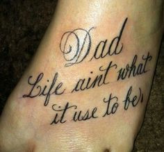 Rip Dad Tattoos