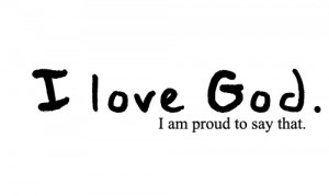 black and white, i love god, quotes, smile god loves you!, text