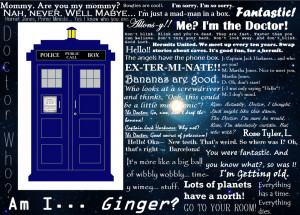 Doctor Who Awesome Quotes by 13land-Taco