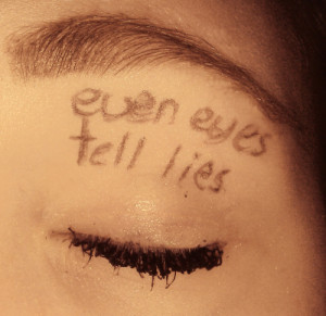 eyes, girl, makeup, quotes, text