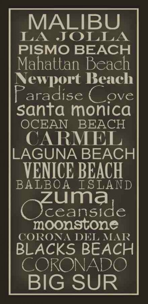 California beaches.