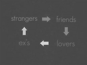 strangers friends lovers ex's