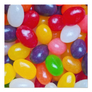 Jelly Beans Easter Jellybean Template Personalized Invitations