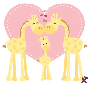 Giraffe Family