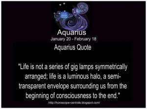 Quotes And Sayings About Aquarius
