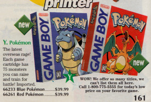 Pokemon Red & Blue for Game Boy! ($39.99 each)