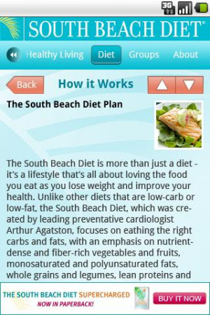 South Beach Diet - screenshot