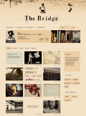 THE BRIDGE: Building a Better Community for Poets