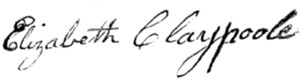 Betsy Ross' signature