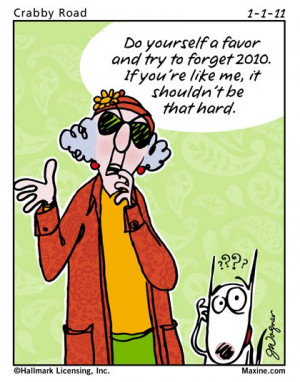 Maxine on New Years