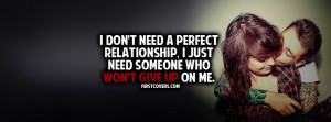 Wont Give Up On Me Profile Facebook Covers