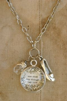 Quote necklace based on a fairytale. I would like one based on The ...