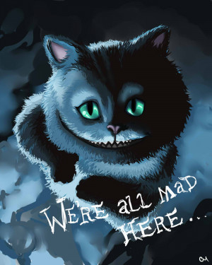 Cheshire Cat Quotes Tim Burton Cheshire cat by agenthojo