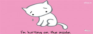 am hurting on the inside quote sad fb cover, sad girls and boys ...
