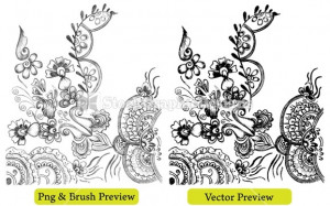 Vector Hand Drawn Sketchy Style Decorative Elements