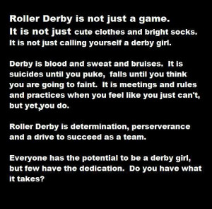 Everything in this picture is true about derby, and it is true about ...