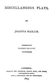 Joanna Baillie