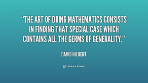 David Hilbert Quotes