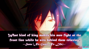 Sora No Game No Life Quotes