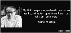 ... can't figure it out. What am I doing right? - Charles M. Schulz