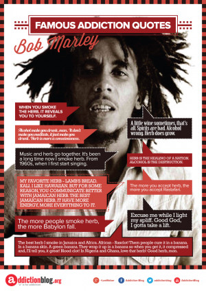 Bob Marley quotes about weed (INFOGRAPHIC)