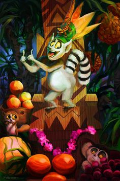 am King Julian and I like to move it, move it! More