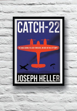 Catch 22 Literature Poster Movie poster Quote print by Redpostbox, £8 ...
