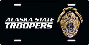 Alaska State Troopers License Plate, Alaska State Troopers License Tag