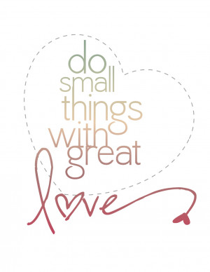 Simply Sunday: I Love...Small Things