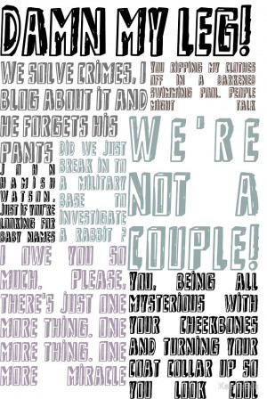 Kseniabuk › Portfolio › John Watson Quotes BBC Sherlock