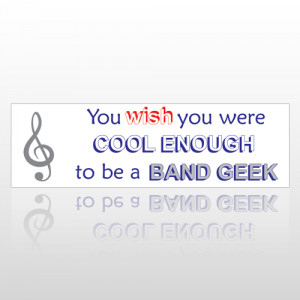 Band Geek 164 Bumper Sticker