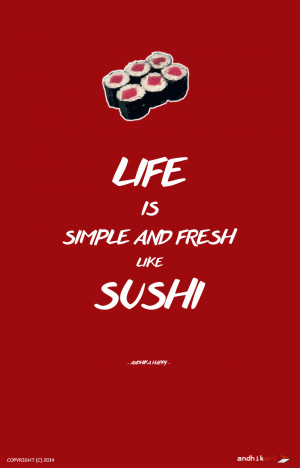 SUSHI Quote by AndhikArt