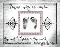 or handprint keepsake gift (PERFECT for Father's Day, Mother's Day ...