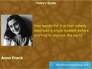Anne Frank: improving the world